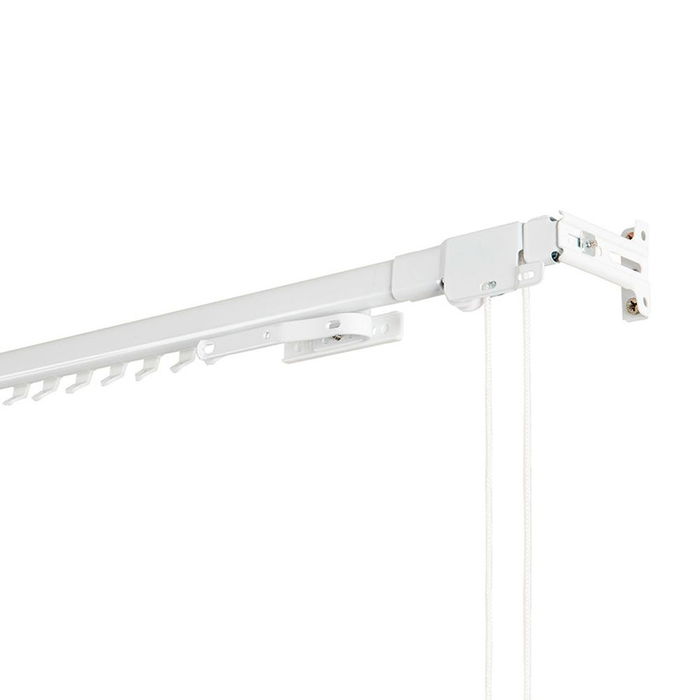 Cintacor Riel Extensible para Cortinas Blanco Metal 70-120 cm Reforzado