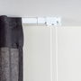 Cintacor Riel Extensible para Cortinas Blanco Metal 70-120 cm Reforzado