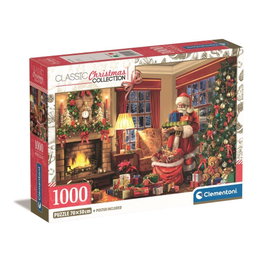 CLEMENTONI Puzzle Santa'S Visit 1000 piezas
