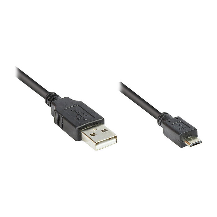 GoodConnections Cable USB 2.0 de tipo A a Micro B, 5m, Negro GoodConnections Cable USB 2.0 de tipo A a Micro B, 5m, Negro