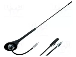PER.PIC. Antena de techo para automóviles con mástil de 0,41 m y cable de 5 m