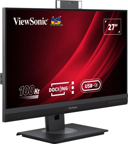 ViewSonic VG2757V-2K Monitor 27 pulg QHD IPS Negro con Webcam Zoom Certified