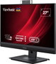 ViewSonic VG2757V-2K Monitor 27 pulg QHD IPS Negro con Webcam Zoom Certified