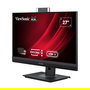 Viewsonic VG2757V-2K Monitor 27" QHD 2560x1440 IPS 100Hz USB-C Hub con Altavoces y Cámara, Negro