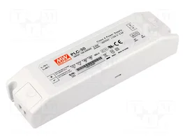 MEAN WELL PLC-30-48 Alimentador LED de impulso 48VDC 30,24W