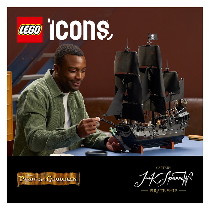 LEGO ICONS Barco Pirata del Capitán Jack Sparrow 10365 - Juego de construcción 2862 piezas +18 años LEGO ICONS Barco Pirata del Capitán Jack Sparrow 10365 - Juego de construcción 2862 piezas +18 años