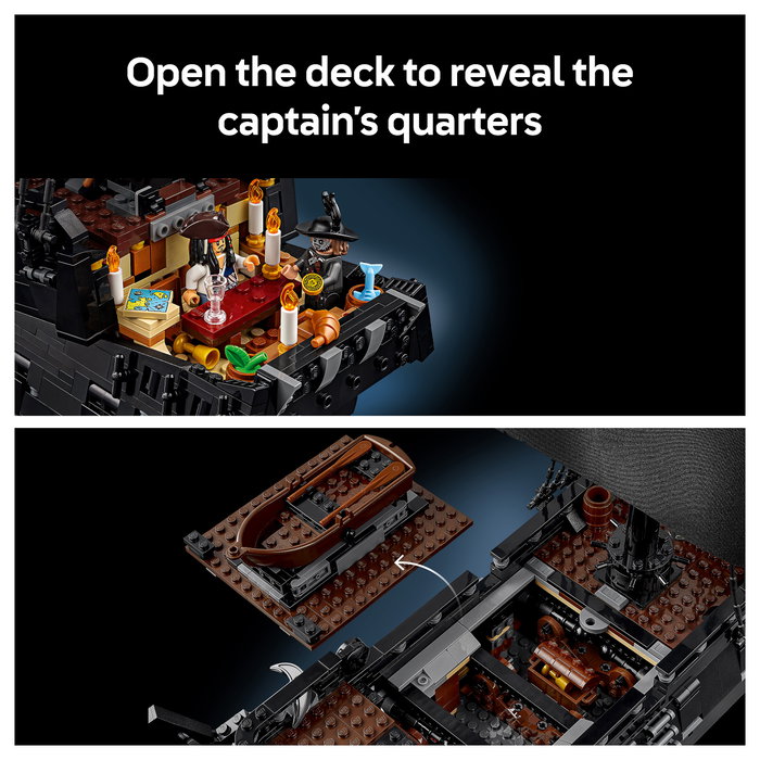 LEGO ICONS Barco Pirata del Capitán Jack Sparrow 10365 - Juego de construcción 2862 piezas +18 años LEGO ICONS Barco Pirata del Capitán Jack Sparrow 10365 - Juego de construcción 2862 piezas +18 años