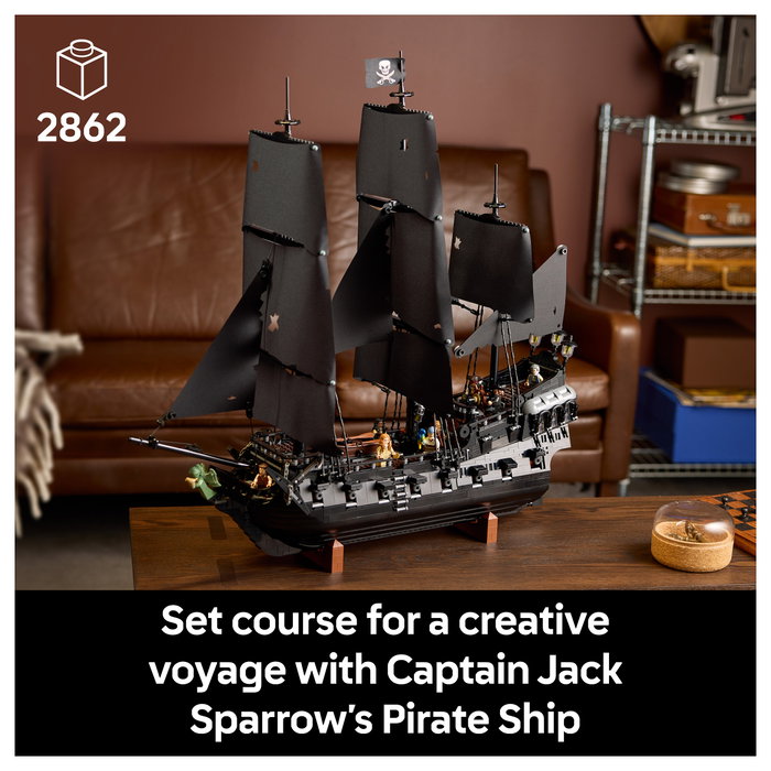 LEGO ICONS Barco Pirata del Capitán Jack Sparrow 10365 - Juego de construcción 2862 piezas +18 años LEGO ICONS Barco Pirata del Capitán Jack Sparrow 10365 - Juego de construcción 2862 piezas +18 años