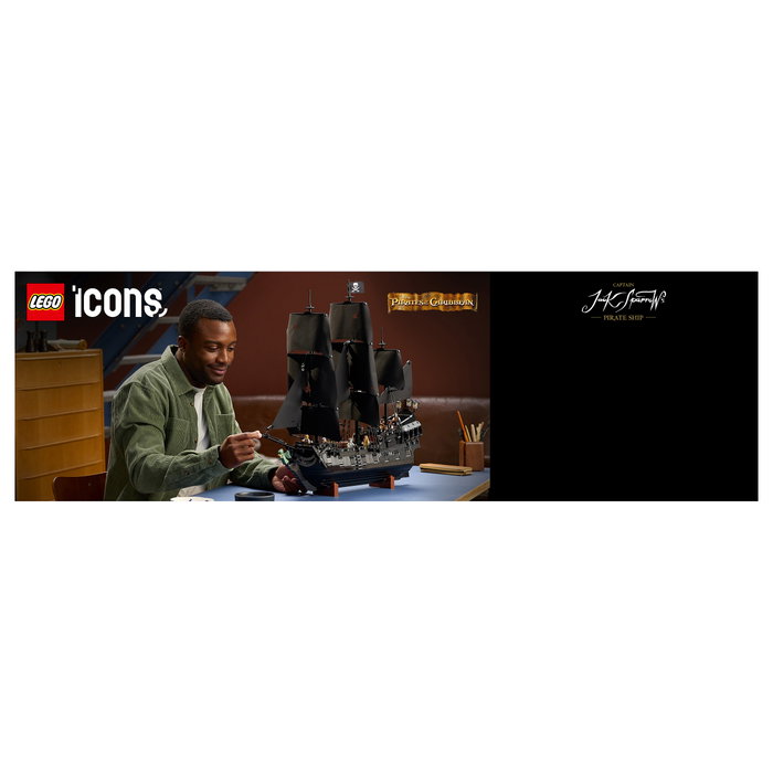LEGO ICONS Barco Pirata del Capitán Jack Sparrow 10365 - Juego de construcción 2862 piezas +18 años LEGO ICONS Barco Pirata del Capitán Jack Sparrow 10365 - Juego de construcción 2862 piezas +18 años