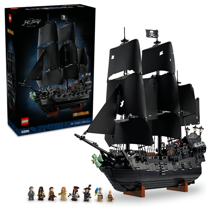 LEGO ICONS Barco Pirata del Capitán Jack Sparrow 10365 - Juego de construcción 2862 piezas +18 años LEGO ICONS Barco Pirata del Capitán Jack Sparrow 10365 - Juego de construcción 2862 piezas +18 años