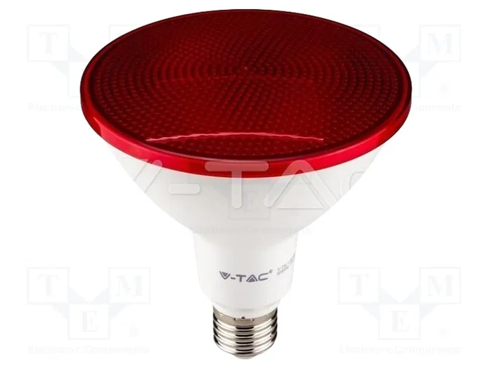 V-TAC Lámpara LED Roja E27 17W V-TAC Lámpara LED Roja E27 17W