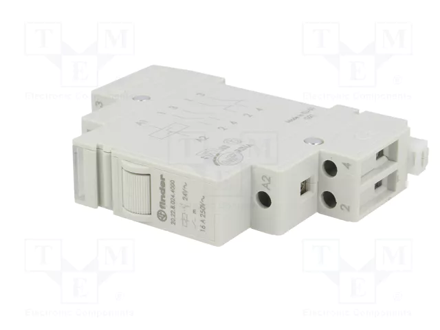 FINDER Relé de instalación biestable 20.22 24V AC 16A