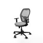PIQUERAS Y CRESPO Silla de oficina Jorquera Gris con mecanismo Sincro/Traslack