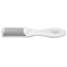 Tres Claveles Lima Pedicuro Inox ABS 18 cm para Eliminar Durezas y Piel Muerta Pies Suaves Mango Ergonómico