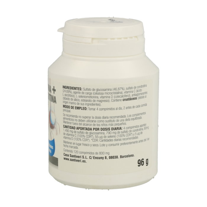 Santiveri Artrosin Glucosamina+Condroitina 120 comprimidos Santiveri Artrosin Glucosamina+Condroitina 120 comprimidos