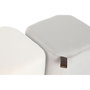 DKD Home Decor Reposapiés Scandi Gris Beige 35 x 35 x 35 cm (2 Unidades)