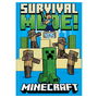 KIDS LICENSING Cuaderno con Reloj LED Minecraft 28x25x2cm