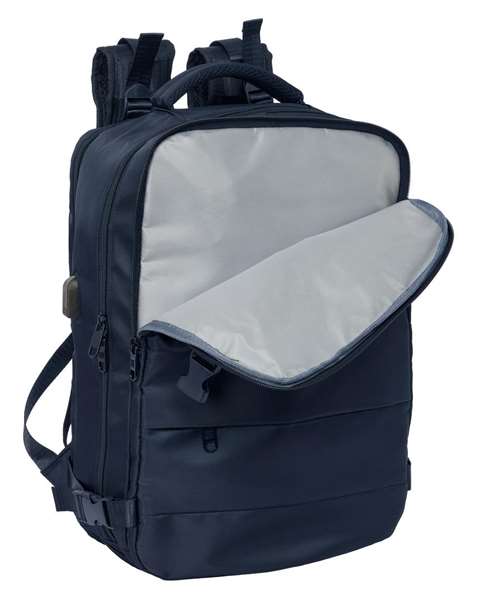 Safta Mochila de Viaje para Portátil de 15.6 Pulgadas, Cabina, Color Marino, Dimensiones 440x290x190 mm