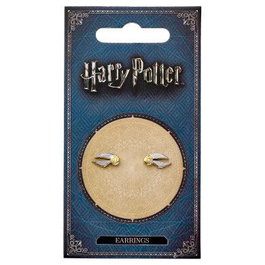 THE CARAT SHOP Pendientes Golden Snitch Harry Potter 12x95x70mm