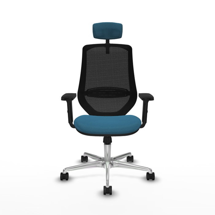 PIQUERAS Y CRESPO Silla de oficina Mardos con mecanismo Sincro, Verde petróleo y Negro PIQUERAS Y CRESPO Silla de oficina Mardos con mecanismo Sincro, Verde petróleo y Negro