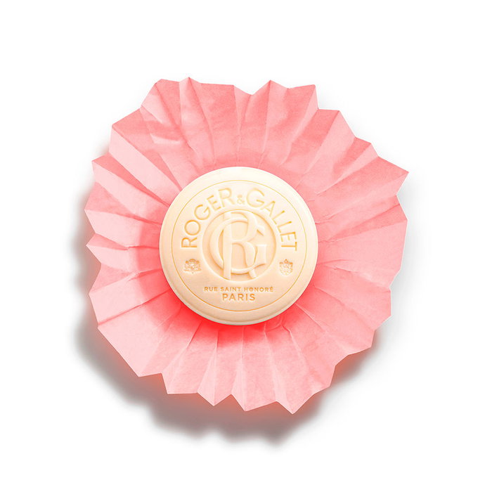 Roger & Gallet Fleur de Figuier - Jabón Perfumado en Pastilla, Fragancia de Higo y Pomelo, 100 g