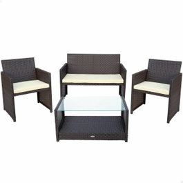 Color Baby Conjunto de sofá, 2 sillones y mesa Aktive