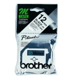 Brother MK231BZ Cinta de etiquetas no laminada 12 mm Blanco/Negro