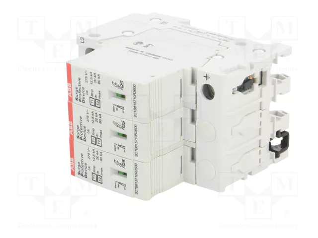 ABB OVR T1-T2 3L 12.5-275S P TS QS Limitador de sobretensiones Tipo 1+2 de 3 polos