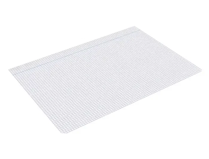 Liderpapel Recambio A4 100 Hojas 75gr Cuadro 4mm con Margen sin Taladros Din A4
