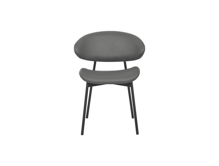 DKD Home Decor Silla PU Metal Gris DKD Home Decor Silla PU Metal Gris