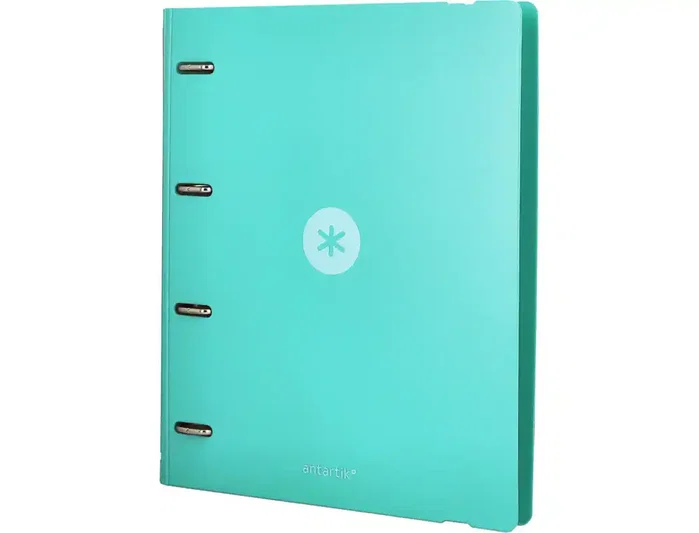 Antartik Carpeta 4 anillas de 35 mm Antartik A4 Foam color verde menta