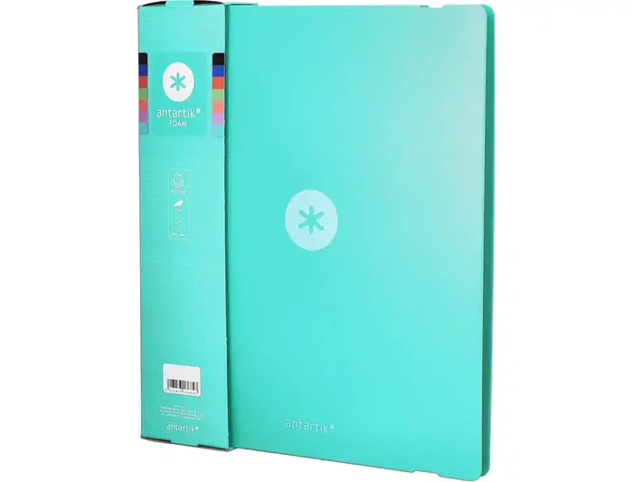 Antartik Carpeta 4 anillas de 35 mm Antartik A4 Foam color verde menta