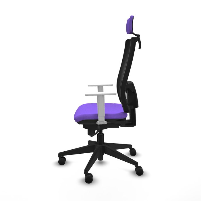 PIQUERAS Y CRESPO Silla de oficina Horna con mecanismo Sincro, Lila y Negro PIQUERAS Y CRESPO Silla de oficina Horna con mecanismo Sincro, Lila y Negro
