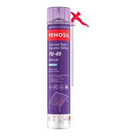 Penosil Espuma poliuretano PU-49M para pegado de tejas, gris, 750 ml