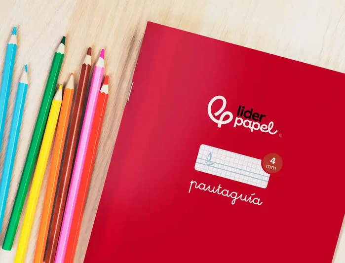 Liderpapel Libreta Pautaguía Cuadriculada 4mm con Margen A4