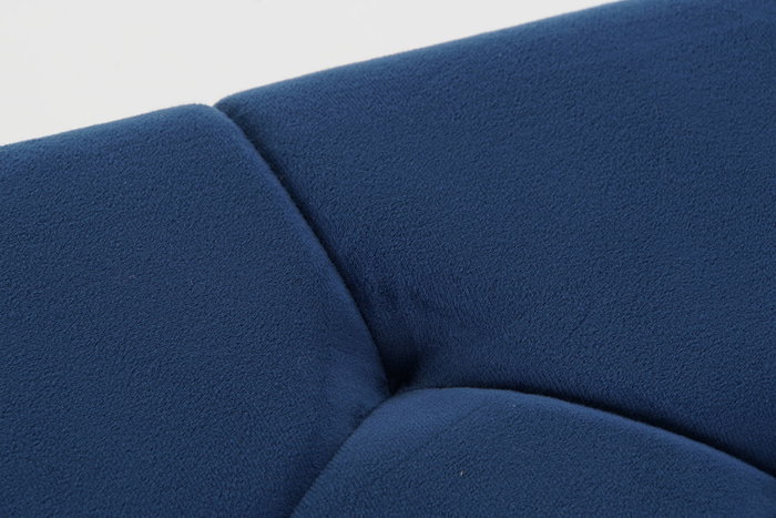 DKD Home Decor Descalzadora 44 x 46 x 97 cm Azul Terciopelo