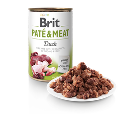 Brit Paté Puro Perro Adulto Con Pato 6 Latas 400g Grain Free Sin Soja Ni GMO