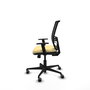 PIQUERAS Y CRESPO Silla de oficina Yunquera con mecanismo Sincro/Traslack Crema y Negro