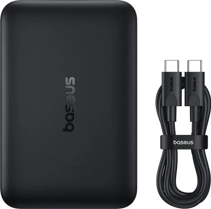 Baseus Power bank Enerfill FM11 Ultra-Mini magnético compatible con MagSafe, 10000 mAh, 22.5W, Negro