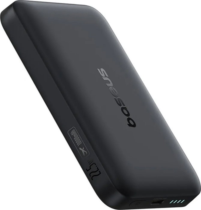 Baseus Power bank Enerfill FM11 Ultra-Mini magnético compatible con MagSafe, 10000 mAh, 22.5W, Negro