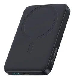 Baseus Enerfill FM11 Power Bank Ultra-Mini Magnético Magsafe Compatible 10000mAh 22.5W, Cable Type-C 0.3m Incluido, Negro, para EU