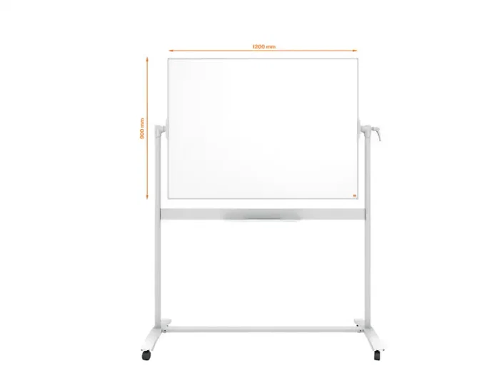 Nobo Pizarra Blanca Classic Nano Clean Móvil 1200x900 mm