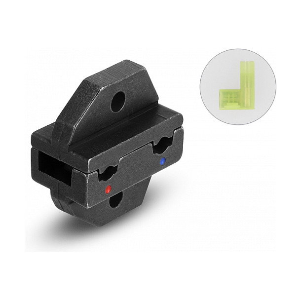 DeLOCK 90528 Pressprofileinsatz XII - Carraca para Crimpzange 90527, 90295, 90296, Pieza de repuesto