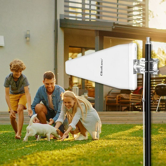 Qoltec Antena 4G LTE DUAL 14dBi omnidireccional externa