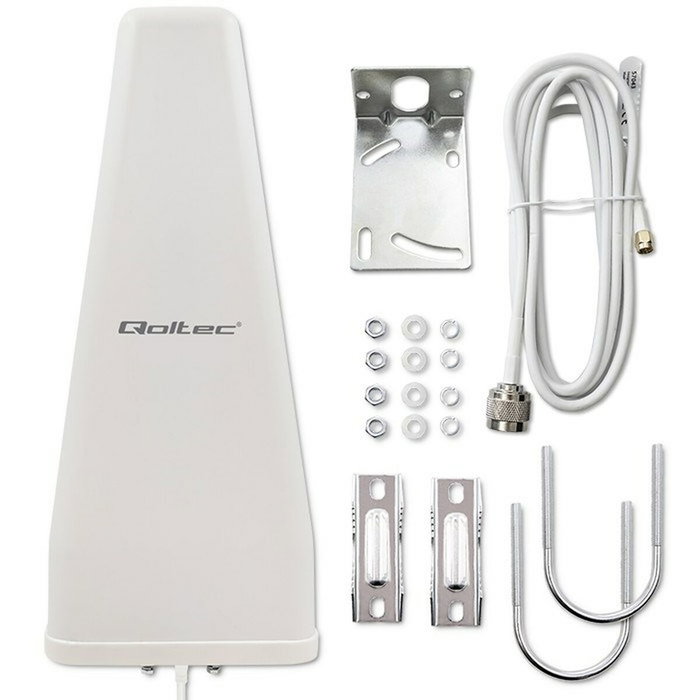 Qoltec Antena 4G LTE DUAL 14dBi omnidireccional externa