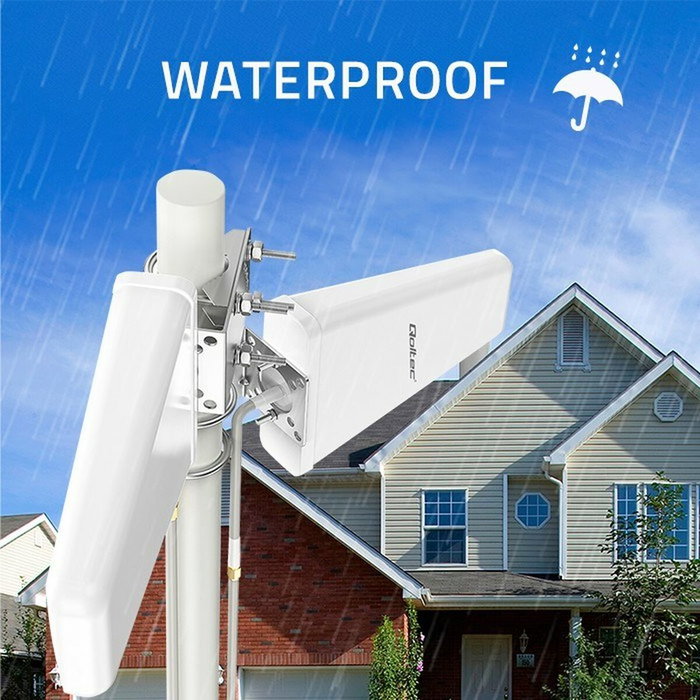 Qoltec Antena 4G LTE DUAL 14dBi omnidireccional externa