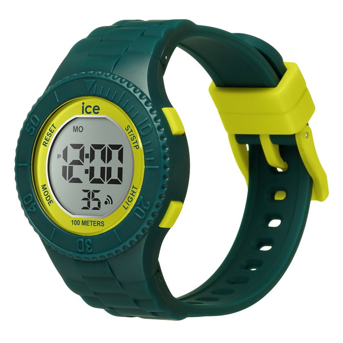 Ice Reloj 021622 Verde con Esfera Amarilla