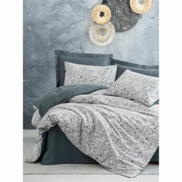 Aucune Juego de Cama 220x240 cm con 2 Fundas de Almohada 60x60 cm - Antracita