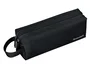 Liderpapel Estuche portatodo Classic rectangular con asa, 2 cremalleras, negro