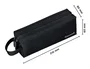 Liderpapel Estuche portatodo Classic rectangular con asa, 2 cremalleras, negro
